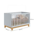 Luan 2-In-1 Convertible Baby Crib - Image 5