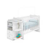 Amari Crib and Dresser Combo (White)