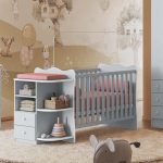 Amari Crib and Dresser Combo (Grey) - Image 2